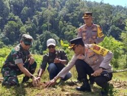Aparat Gabungan TNI–Polri Tertibkan Tambang Emas Ilegal di Panggong