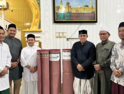 Wabup Aceh Jaya Akhiri Kunjungan Safari Ramadhan 1447H di Masjid Jamik
