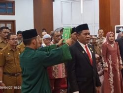 Masri Resmi Dilantik sebagai Sekda Aceh Jaya