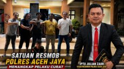 Tim Resmob Polres Aceh Jaya Ringkus Terduga Pelaku Curat