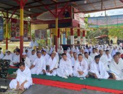 Batalyon C Pelopor Brimob Aceh Gelar Simulasi Wukuf untuk Calon Haji Nagan Raya