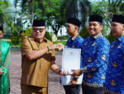 128 Pegawai Baru Nagan Raya Dilantik, TRK Larang PNS Baru Pindah Selama Pengabdian 