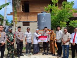 Polda Aceh Bantu Sumur Bor Untuk Dayah Diserahkan Kapolres Aceh Jaya