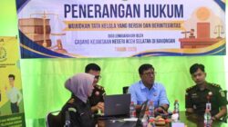 Cabjari Bakongan Sosialisasikan Pencegahan Korupsi pada Program Revitalisasi Sekolah