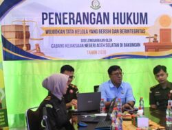 Cabjari Bakongan Sosialisasikan Pencegahan Korupsi pada Program Revitalisasi Sekolah