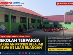 Kabut Asap Karhutla Aceh Barat Makin Pekat, SD Reusak Pindahkan Kegiatan Belajar ke Luar Kelas