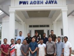 Kajari Aceh Jaya Silaturahmi dengan PWI, Dorong Sinergi Pers dan Penegakan Hukum