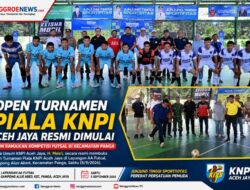 Open Turnamen Piala KNPI Aceh Jaya Resmi Dibuka, 32 Tim Ikut Berkompetisi