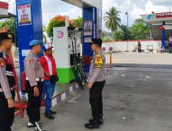 Polres Nagan Raya Kawal Antrean SPBU, Distribusi BBM Dipastikan Tertib
