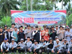 Bupati Aceh Barat Perkuat Satlinmas dan Pageu Gampong Hadapi Gangguan Kamtibmas dan Bencana