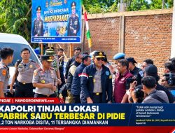Kapolri Ungkap Pabrik Sabu di Pidie, 1,2 Ton Narkoba Disita