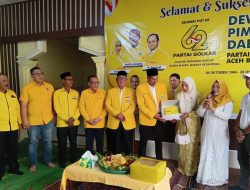 HUT ke-62 Golkar di Aceh Barat, Mustafa Gaseu Serukan Kader Perkuat Soliditas