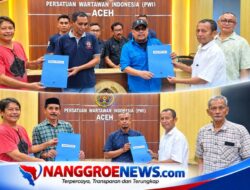 Dua Kandidat Calon Ketua PWI Aceh dan Dua Calon DKP Mendaftar Hari Pertama